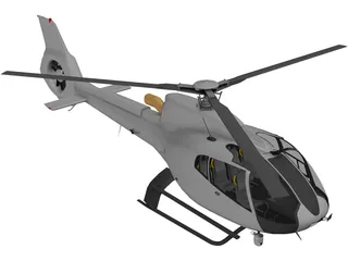 Eurocopter EC-130 3D Model preview