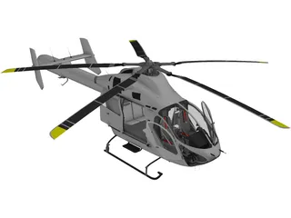 McDonnell Douglas MD-902 Explorer 3D Model preview