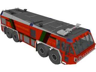 Rosenbauer Simba 8x8 3D Model preview