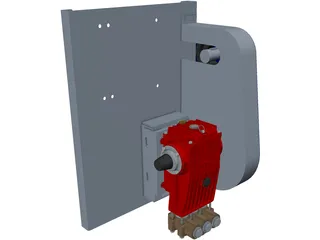 Speck P45/120-80 High Pressure Pump 3D Model preview