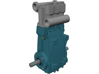 CAT 3520 High Pressure Pump 3D Model preview