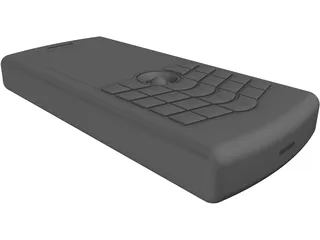 Blackberry Pearl 3D Model preview