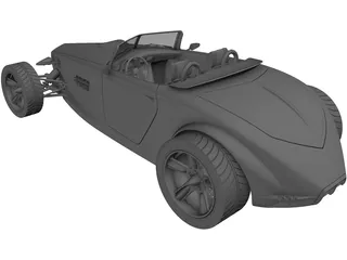 Sabre Hot Rod Concept 3D Model preview