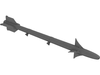 AIM-9 Sidewinder 3D Model preview