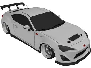 Scion FR-S (2013) [Tuned] 3D Model preview