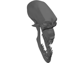 Monster Skull 3D Model preview