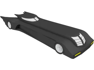 Batmobile 3D Model preview