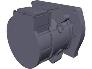 EV Motor 3D Model preview