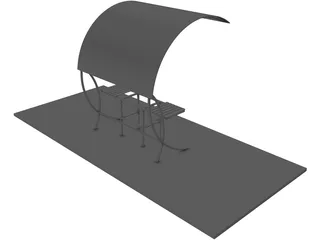 Barbecue 3D Model preview