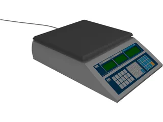 Fruit Scale 3D Model preview