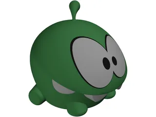 Cut Om Nom 3D Model preview