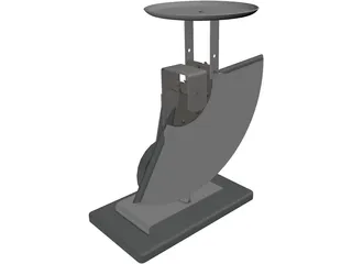 Mechanical Postal Scale 3D Model preview