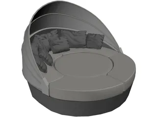 Arena Varaschin Sofa 3D Model preview