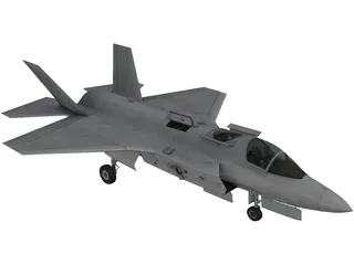 Lockheed Martin JSF F-35 3D Model preview