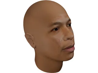 Dr Dre Head 3D Model preview