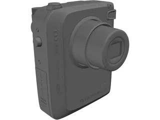 Fujifilm Finepix F610 Digital Camera 3D Model preview