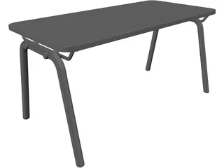 Table 3D Model preview