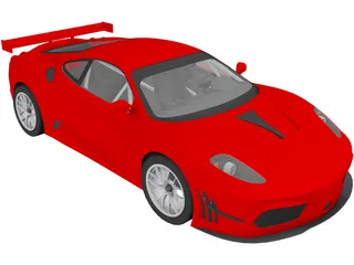 Ferrari F430 GT2 3D Model preview