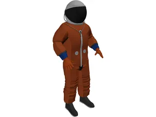 Astronaut 3D Model preview