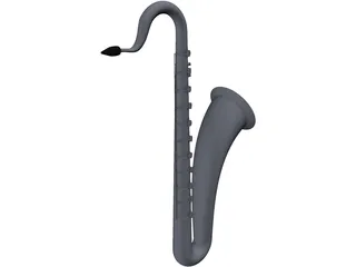 Saxophone 3D Model preview