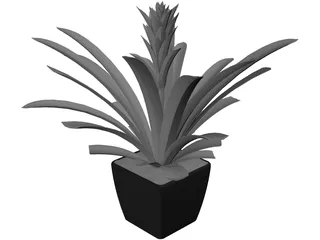 Potted Plant 3D Model preview