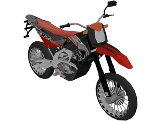 Aprilia SXV 450 3D Model preview