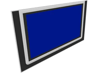 Philips TV 3D Model preview