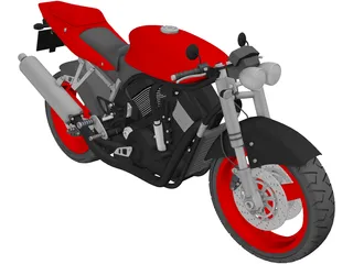 Suzuki Street Fighter 3D Model preview