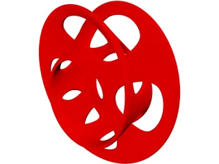 Moebius Strip 3D Model preview