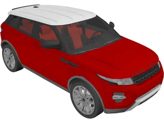 Range Rover Evoque 3D Model preview