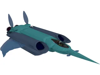 F-150 Fighter 3D Model preview