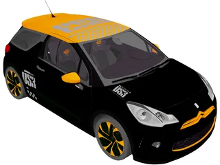 Citroen DS3 Racing (2011) 3D Model preview
