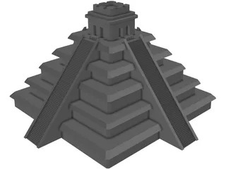 Pyramid Egyptian 3D Model preview