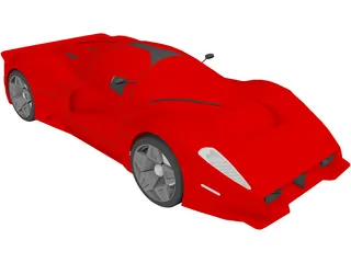 Ferrari P4/5 Pininfarina 3D Model preview