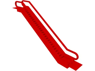 Escalator 3D Model preview