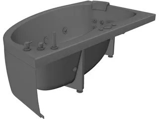 Bathtub 3D Model preview
