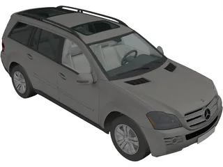 Mercedes-Benz GL 450 3D Model preview