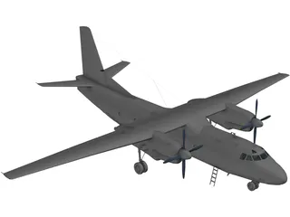 An-26 3D Model preview