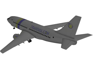 Boeing 737 3D Model preview