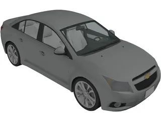 Chevrolet Cruze 3D Model preview