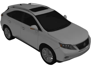 Lexus RX450h 3D Model preview