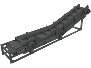 Chain Conveyor 3D Model preview