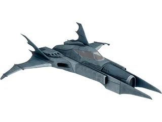 Batmobile 3D Model preview