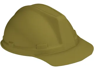 Worker Helmet 3D Model preview