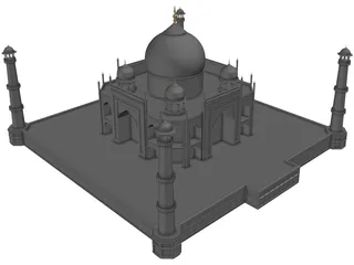 Taj Mahal 3D Model preview