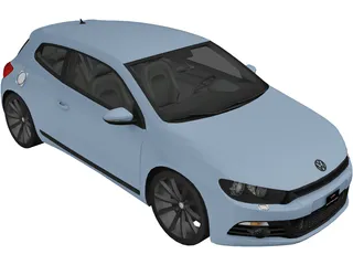 Volkswagen Scirocco 3D Model preview