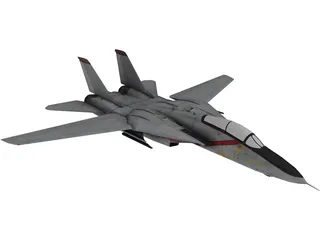 F-14A Tomcat 3D Model preview