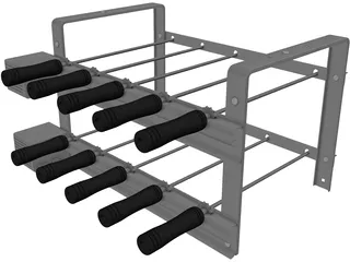 Barbecue Grill 3D Model preview