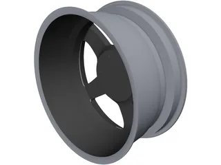Mercedes-Benz AMG Alloy Wheel 3D Model preview