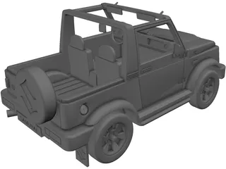 Suzuki Samurai 3D Model preview